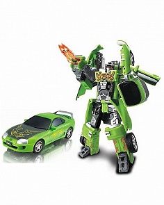 Робот из серии "Galaxy Defender" - Toyota Supra, 1:32, со светом (Happy Well, G008-H21138sim)